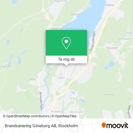 Brandsanering Göteborg AB karta