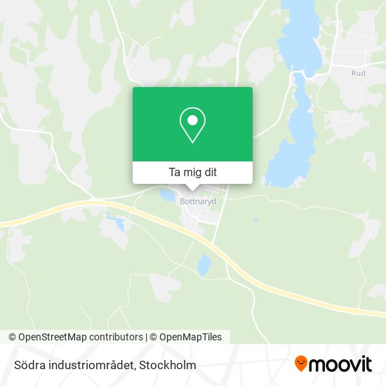 Södra industriområdet karta