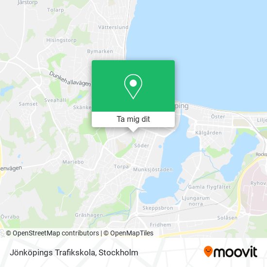 Jönköpings Trafikskola karta