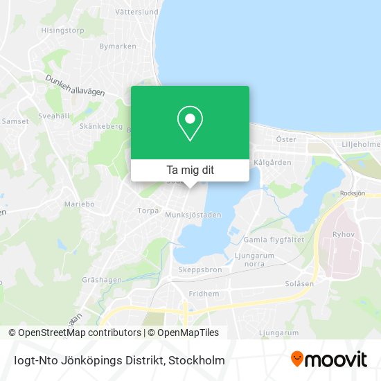 Iogt-Nto Jönköpings Distrikt karta