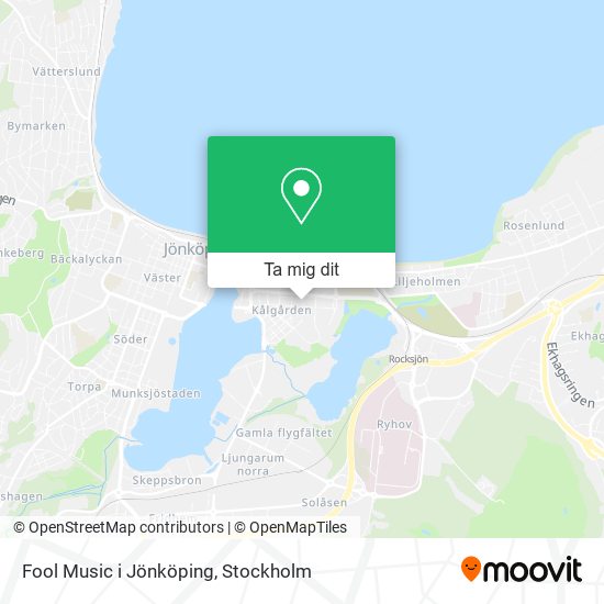 Fool Music i Jönköping karta