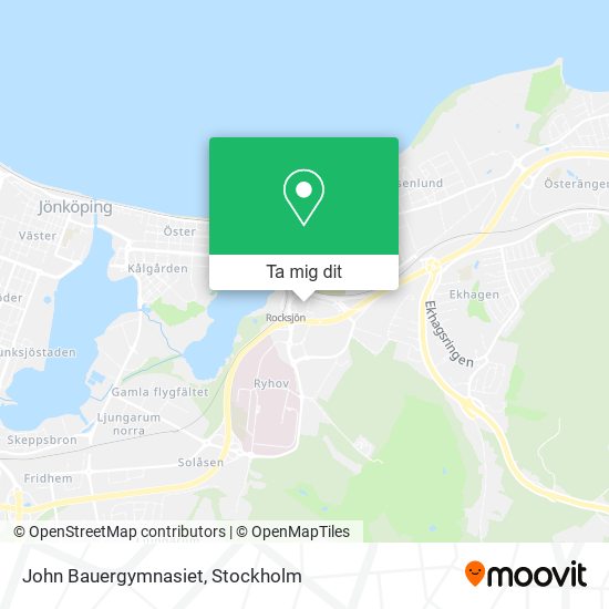 John Bauergymnasiet karta