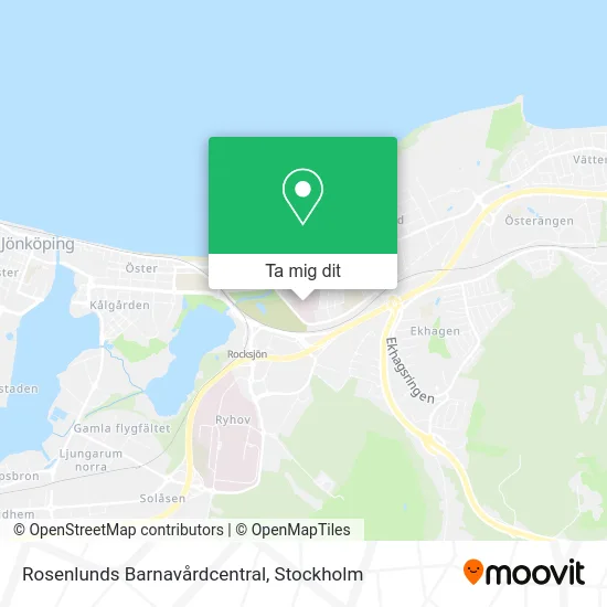 Rosenlunds Barnavårdcentral karta