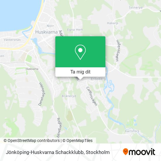 Jönköping-Huskvarna Schackklubb karta