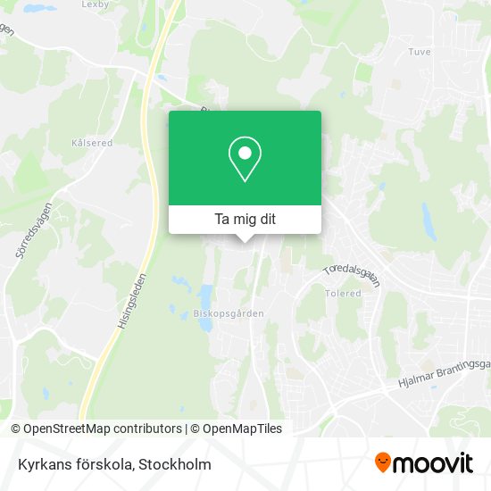 Kyrkans förskola karta