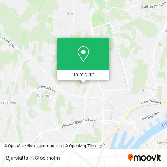 Bjurslätts If karta