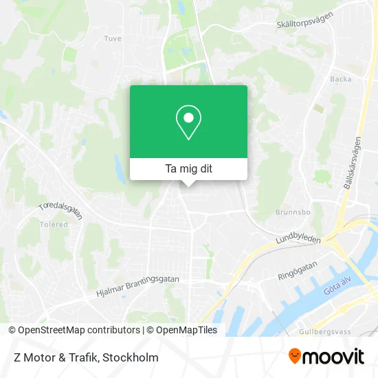 Z Motor & Trafik karta