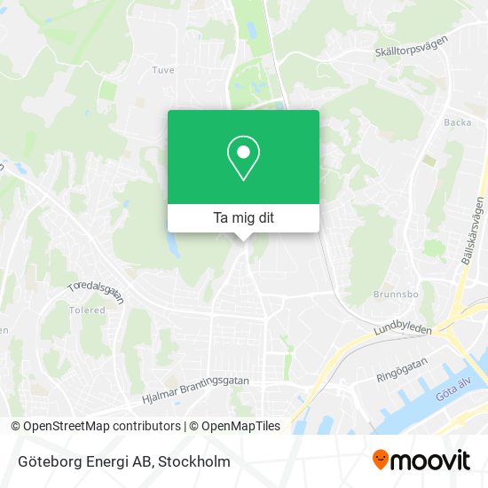 Göteborg Energi AB karta