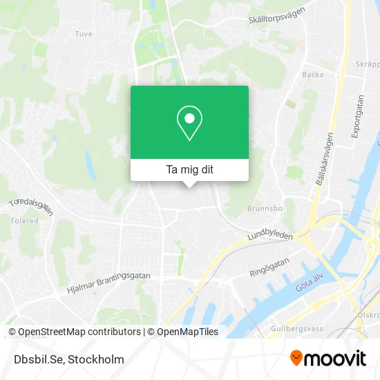 Dbsbil.Se karta