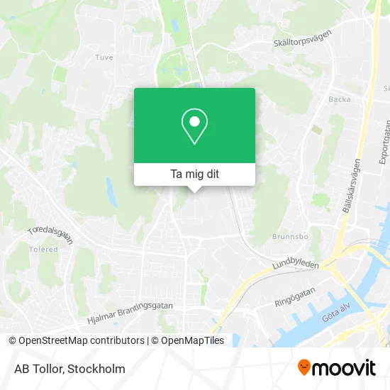 AB Tollor karta