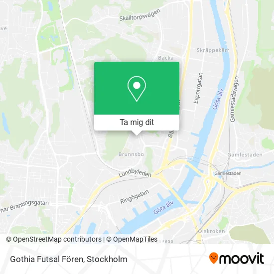 Gothia Futsal Fören karta