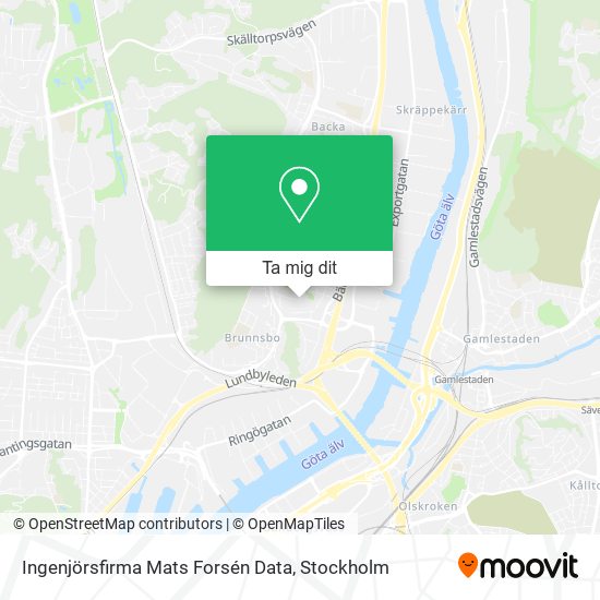 Ingenjörsfirma Mats Forsén Data karta