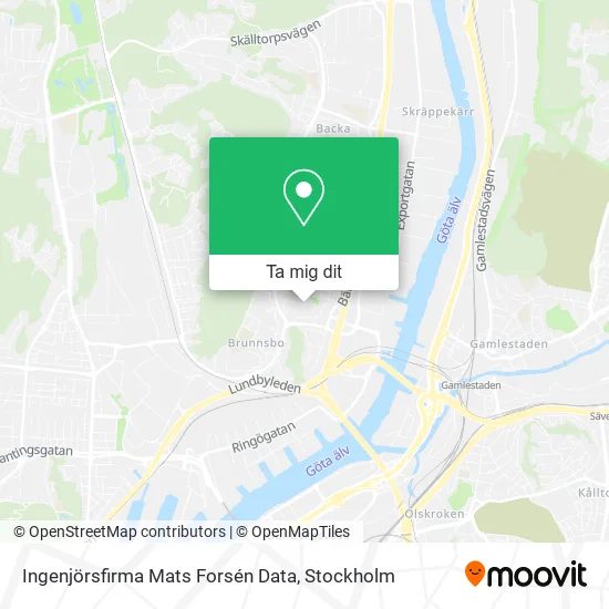 Ingenjörsfirma Mats Forsén Data karta