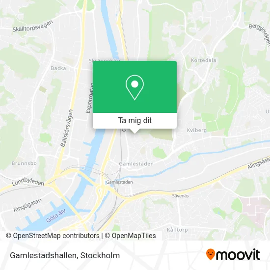 Gamlestadshallen karta