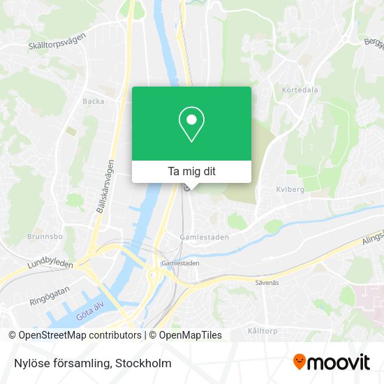 Nylöse församling karta
