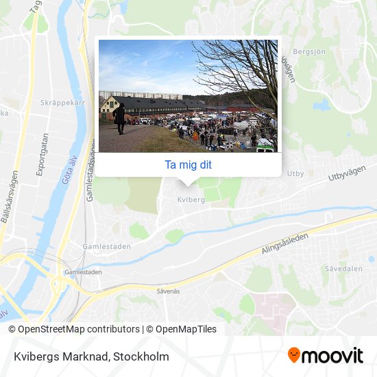 Kvibergs Marknad karta