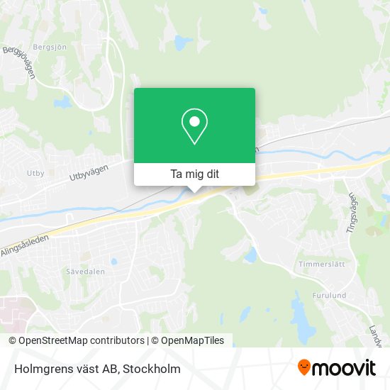Holmgrens väst AB karta