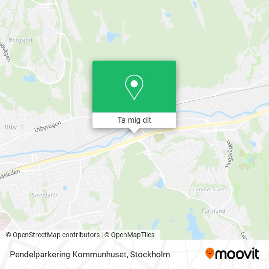 Pendelparkering Kommunhuset karta