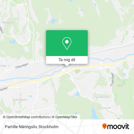 Partille Näringsliv karta