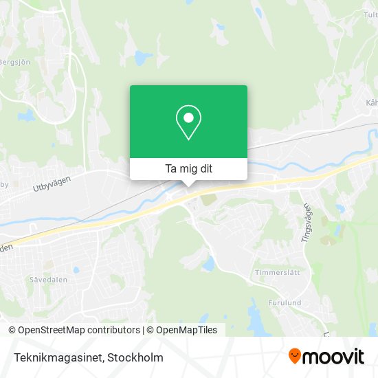 Teknikmagasinet karta