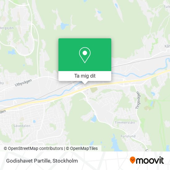 Godishavet Partille karta