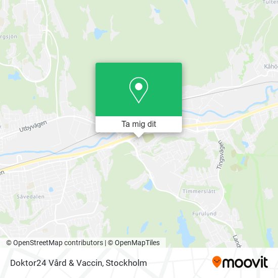 Doktor24 Vård & Vaccin karta