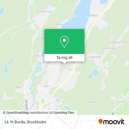 Lk Yt Borås karta