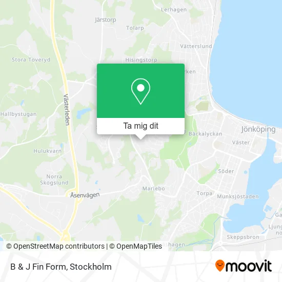 B & J Fin Form karta