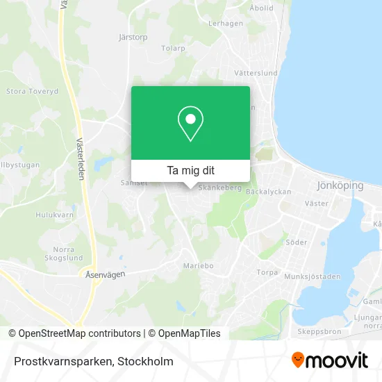 Prostkvarnsparken karta