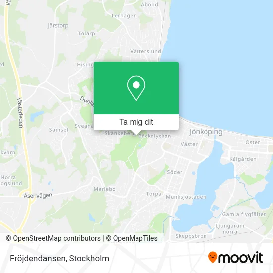 Fröjdendansen karta