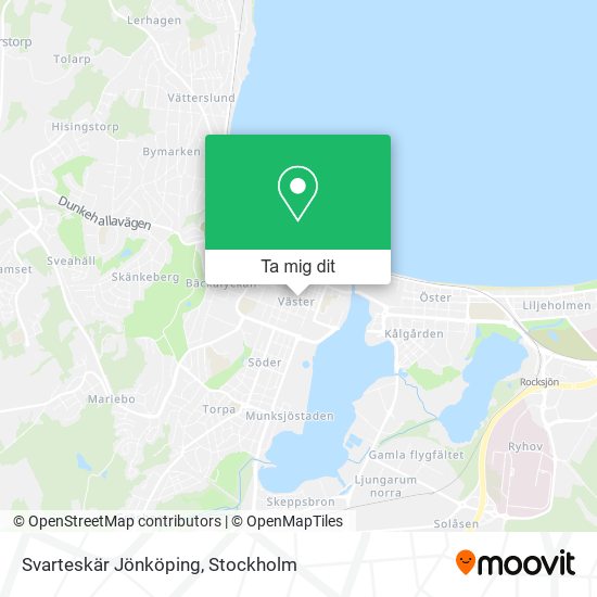 Svarteskär Jönköping karta