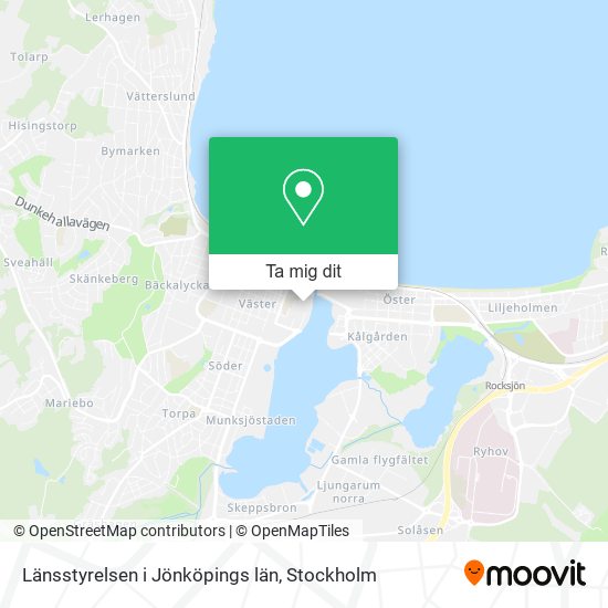Länsstyrelsen i Jönköpings län karta