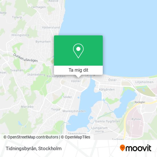 Tidningsbyrån karta