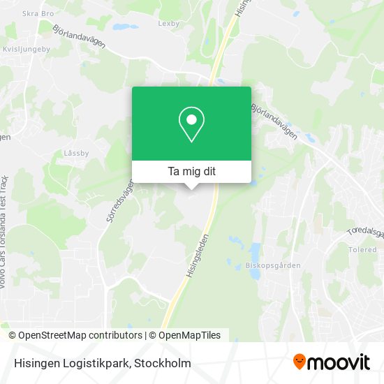 Hisingen Logistikpark karta