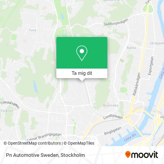 Pn Automotive Sweden karta