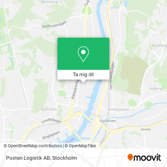 Posten Logistik AB karta