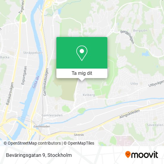 Beväringsgatan 9 karta