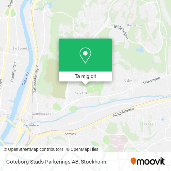 Göteborg Stads Parkerings AB karta