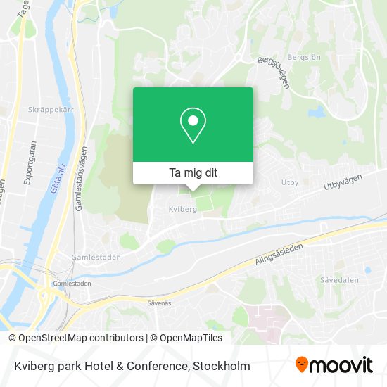 Kviberg park Hotel & Conference karta