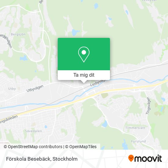 Förskola Besebäck karta