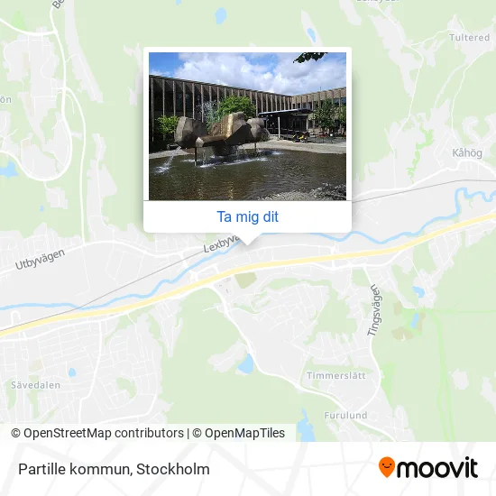 Partille kommun karta