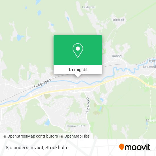 Sjölanders in väst karta