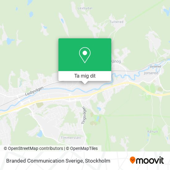 Branded Communication Sverige karta