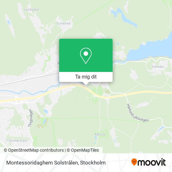 Montessoridaghem Solstrålen karta