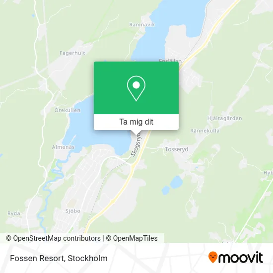 Fossen Resort karta