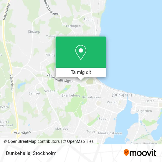 Dunkehalla karta