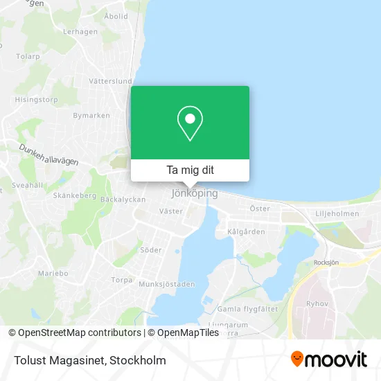 Tolust Magasinet karta