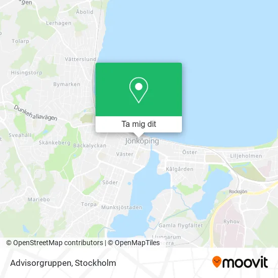 Advisorgruppen karta