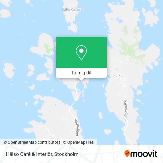 Hälsö Café & Interiör karta