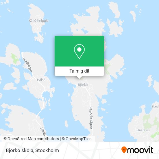 Björkö skola karta